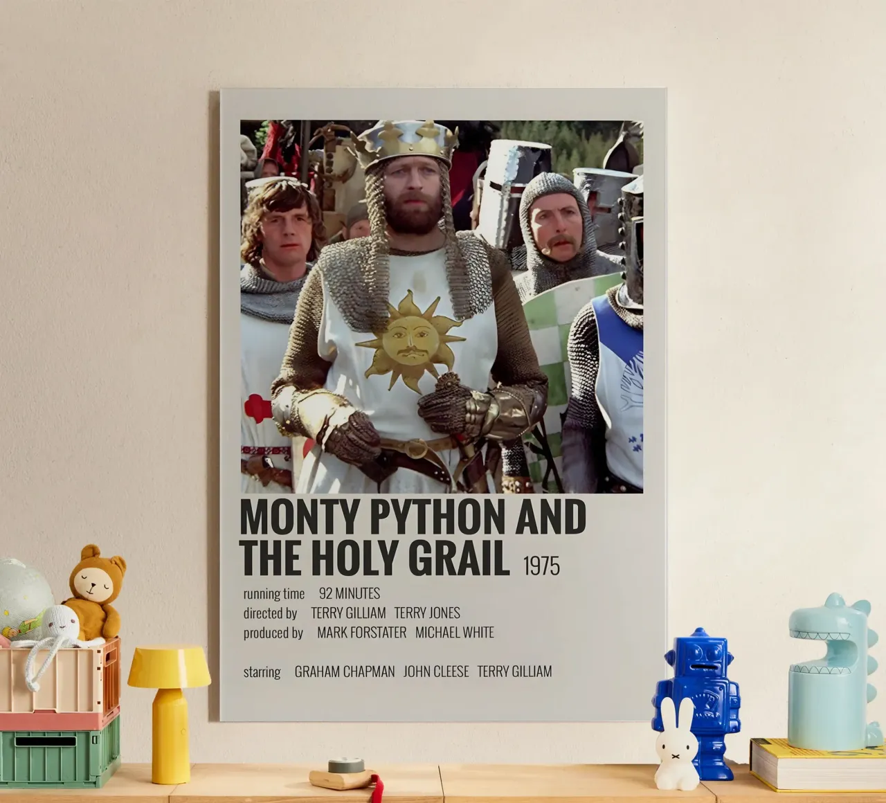 MONTY PYTHON AND THE HOLY GRAIL 1975 plexiglass da MVFminimalist
