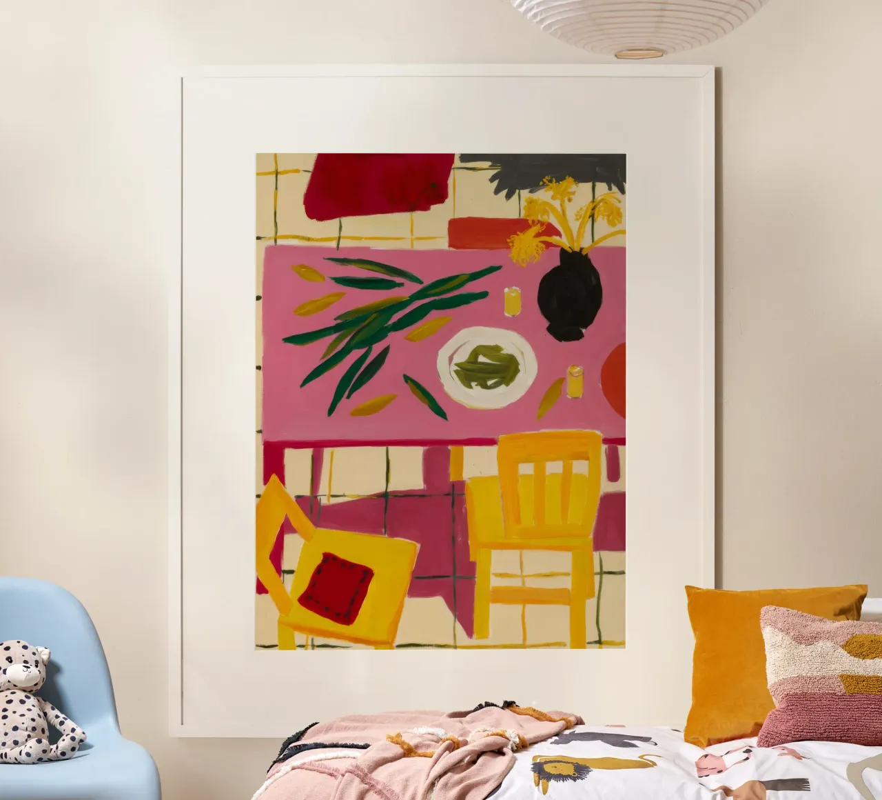 Raccolta di fagioli verdi poster da Tiga Bersama