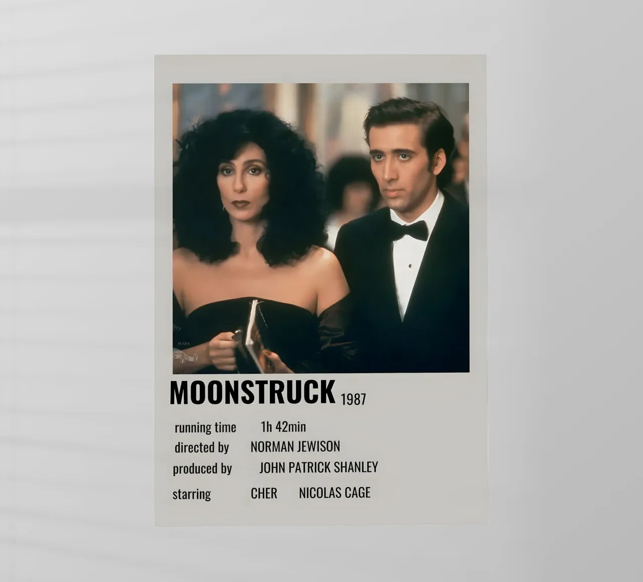 MOONSTRUCK 1987 pellicola backlit da MVFminimalist