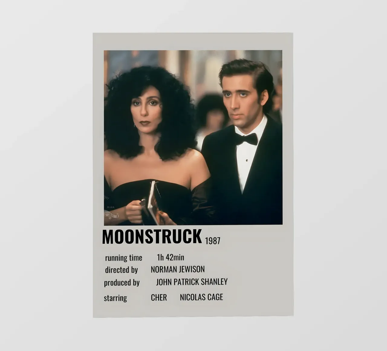 MOONSTRUCK 1987 telo in pvc da MVFminimalist