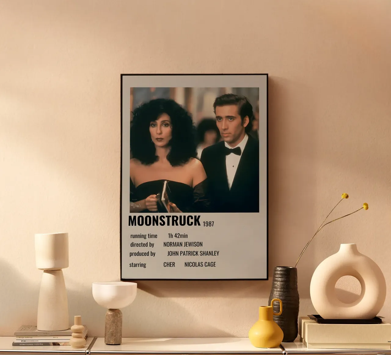 MOONSTRUCK 1987 alluminio dibond da MVFminimalist