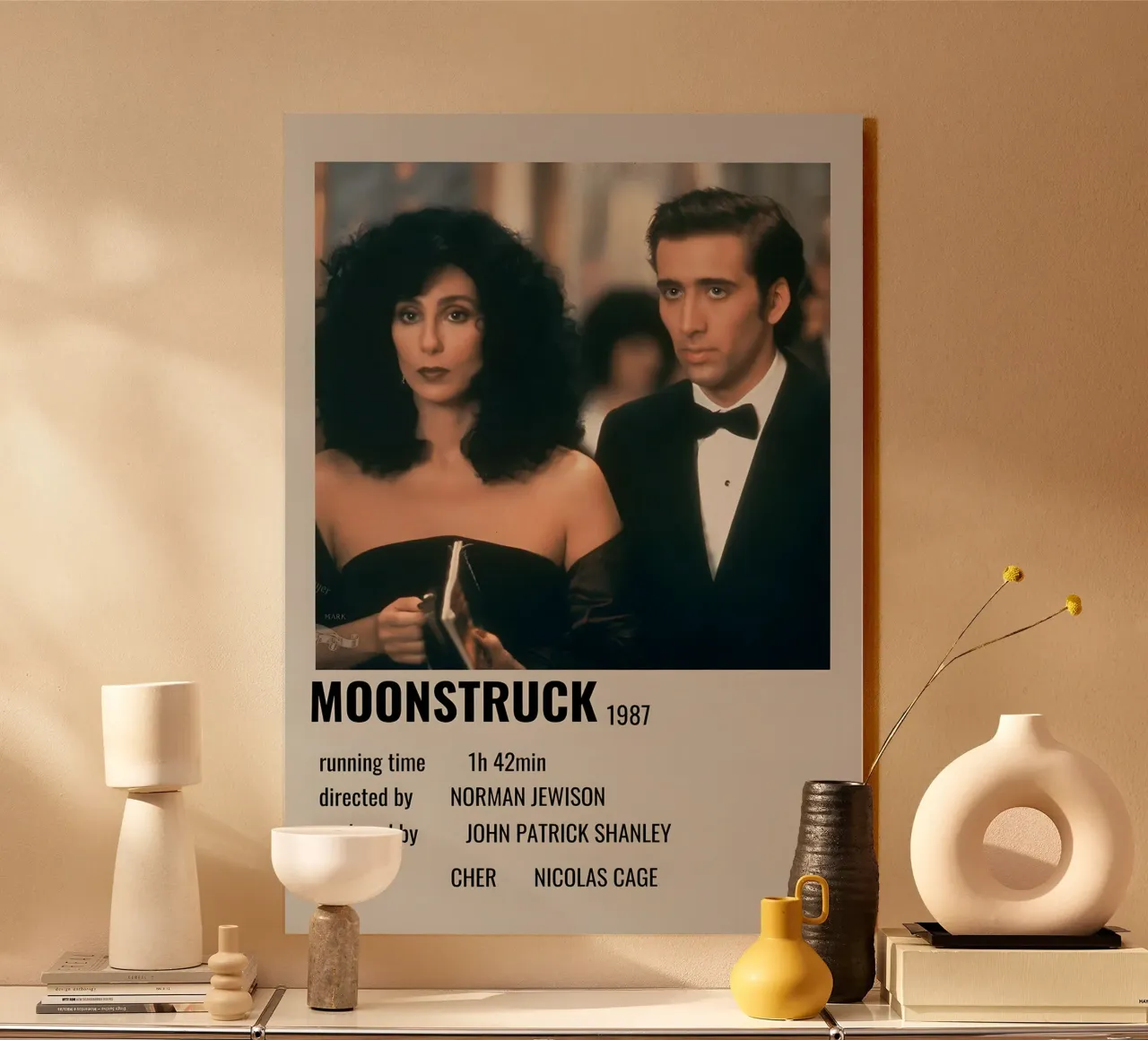 MOONSTRUCK 1987 alluminio dibond da MVFminimalist