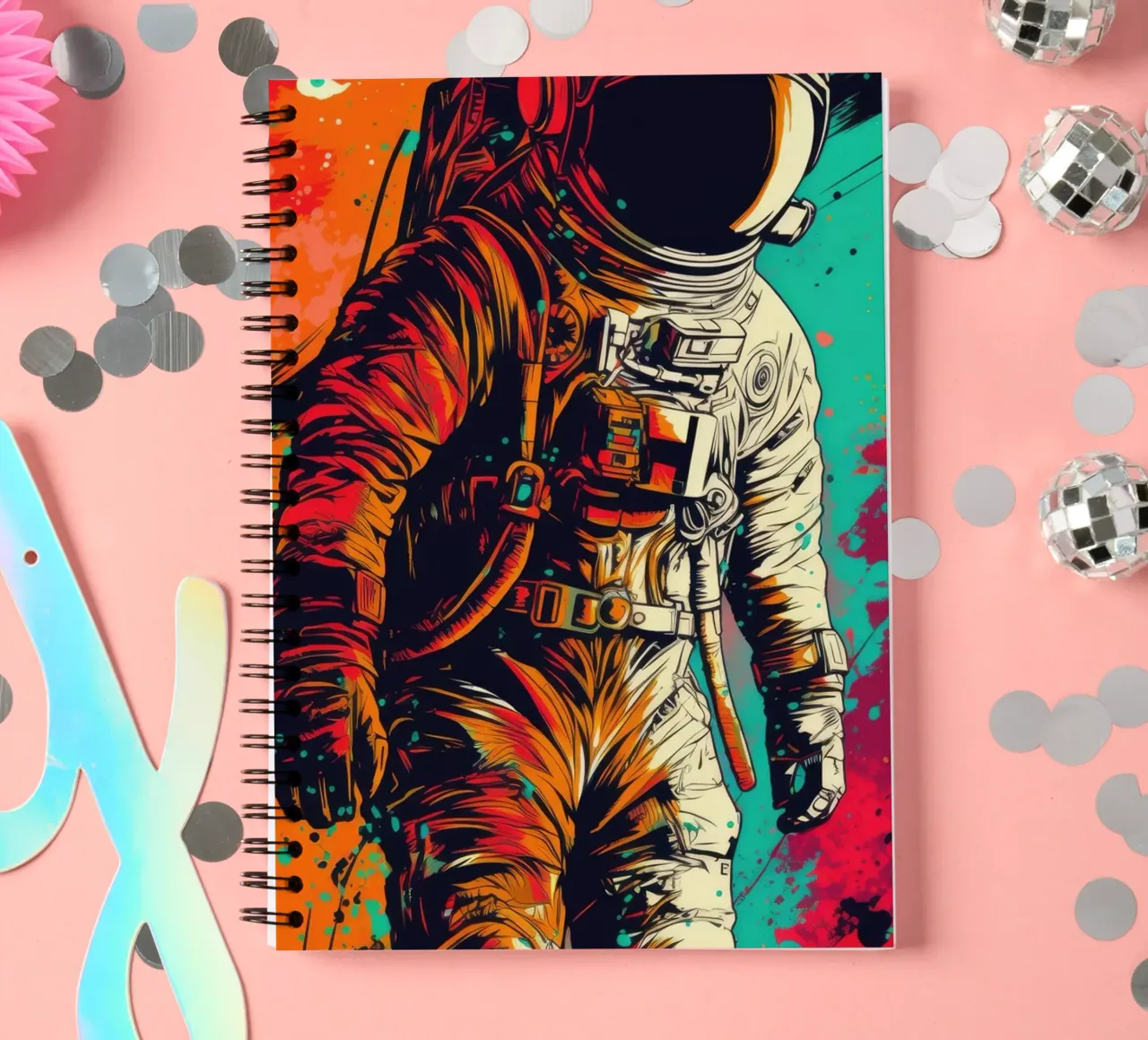 Astronaut spiral notebook by Imagine