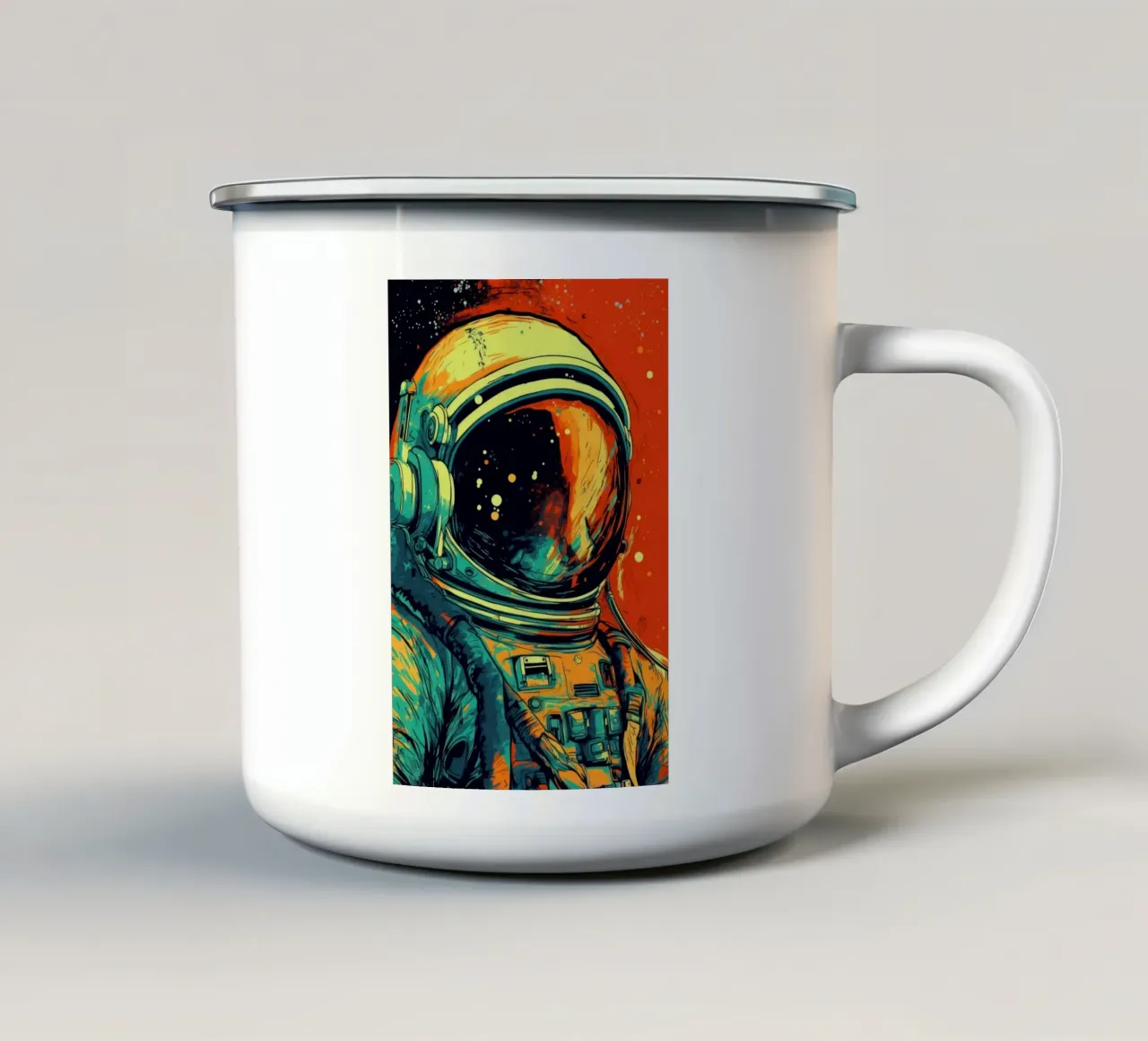 Arte da parete di Imagine tazza in smalto da Imagine