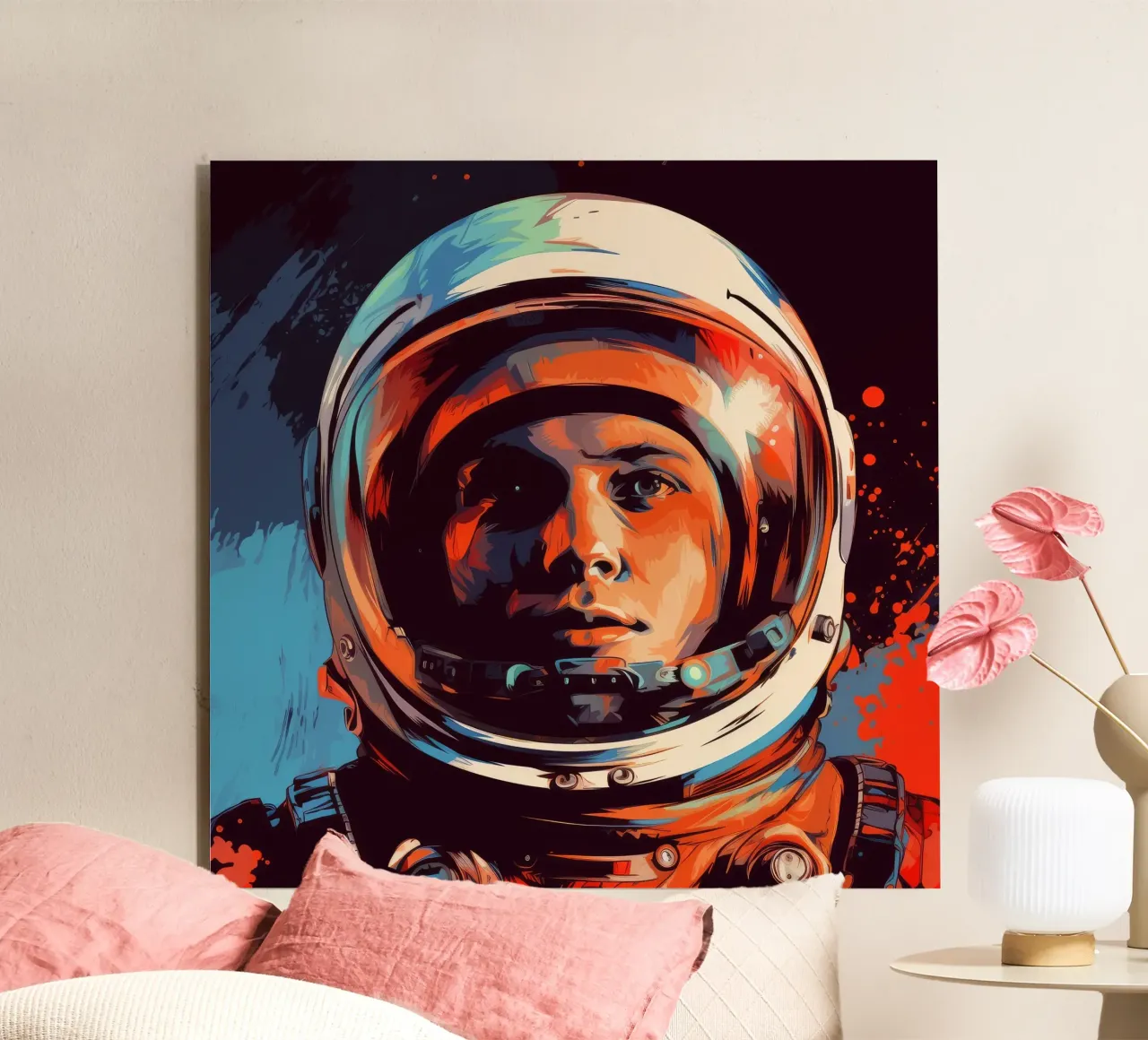 Astronauta alluminio dibond da Imagine