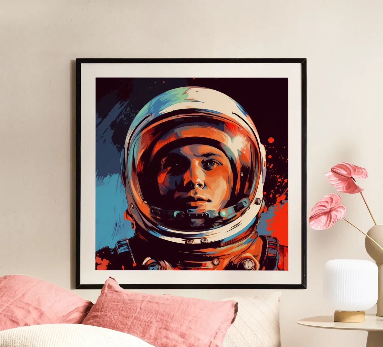 Astronauta carta hahnemühle da Imagine