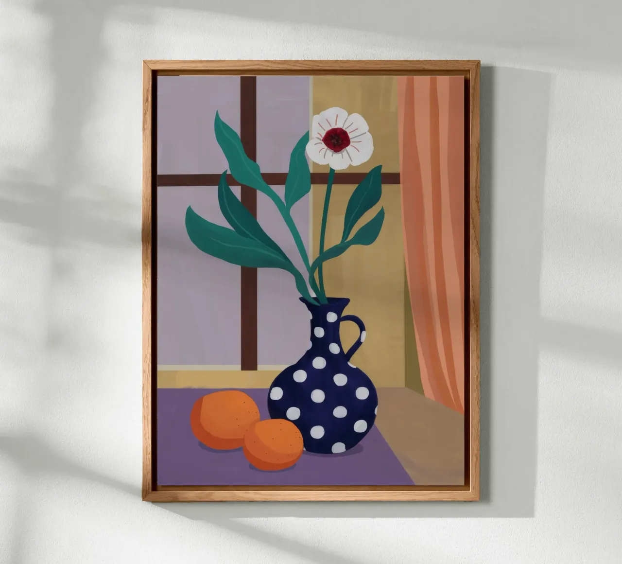 Orchidea a pois Immobile alluminio dibond da Fable Tempa