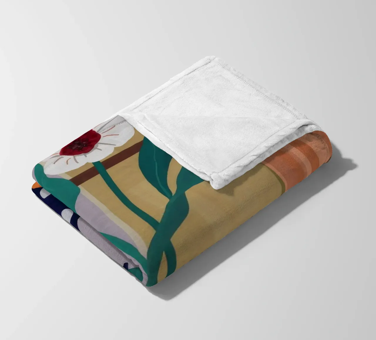 Orchidea a pois Immobile coperta in pile da Fable Tempa