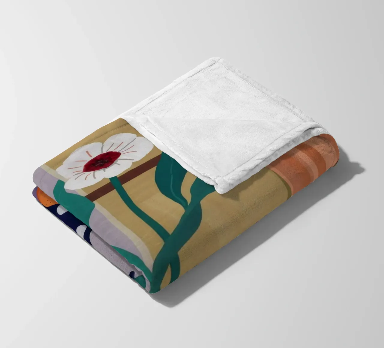 Orchidea a pois Immobile coperta in pile da Fable Tempa