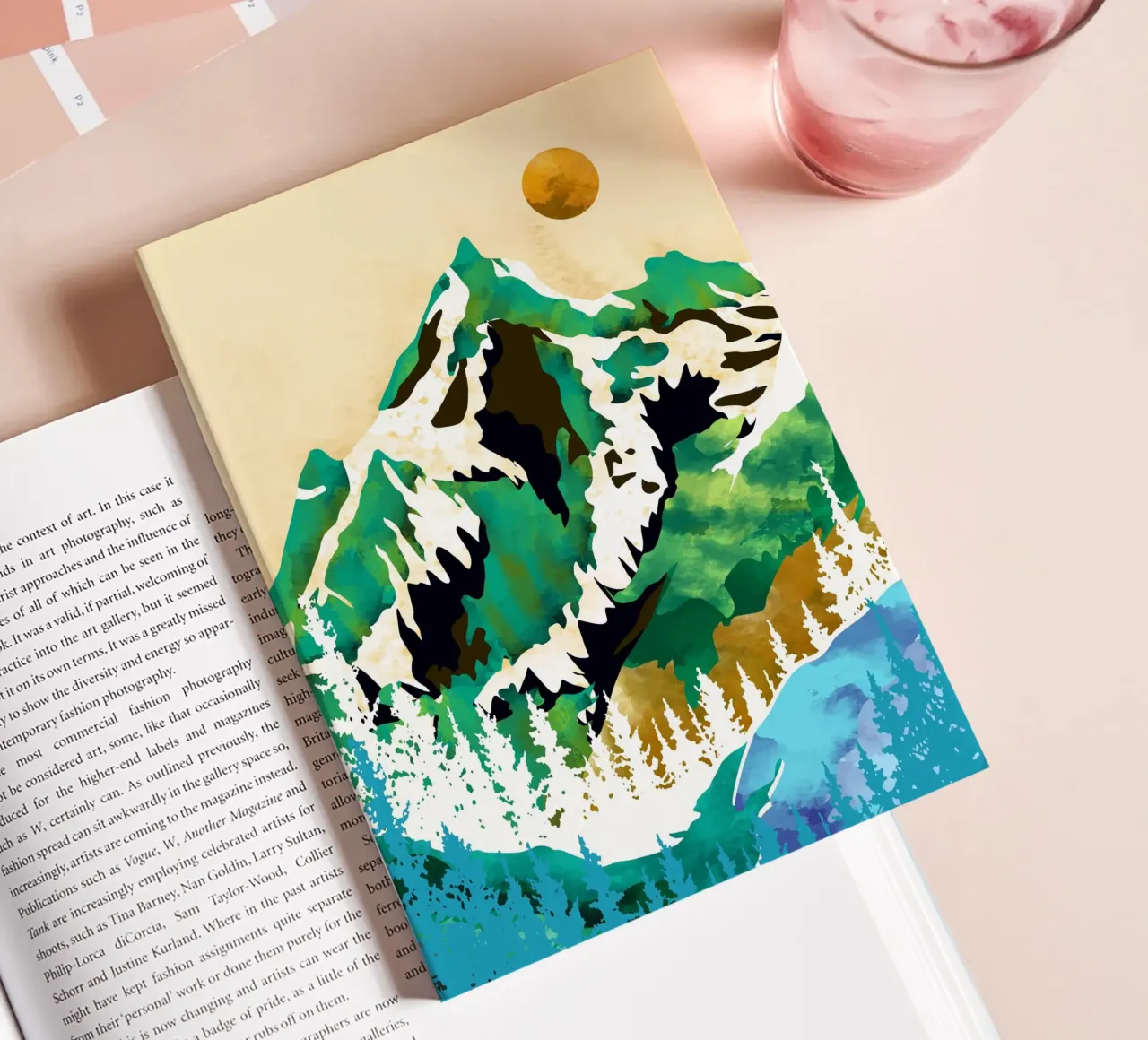 Het gras is groener waar het geliefd is notitieboek van 83oranges.com