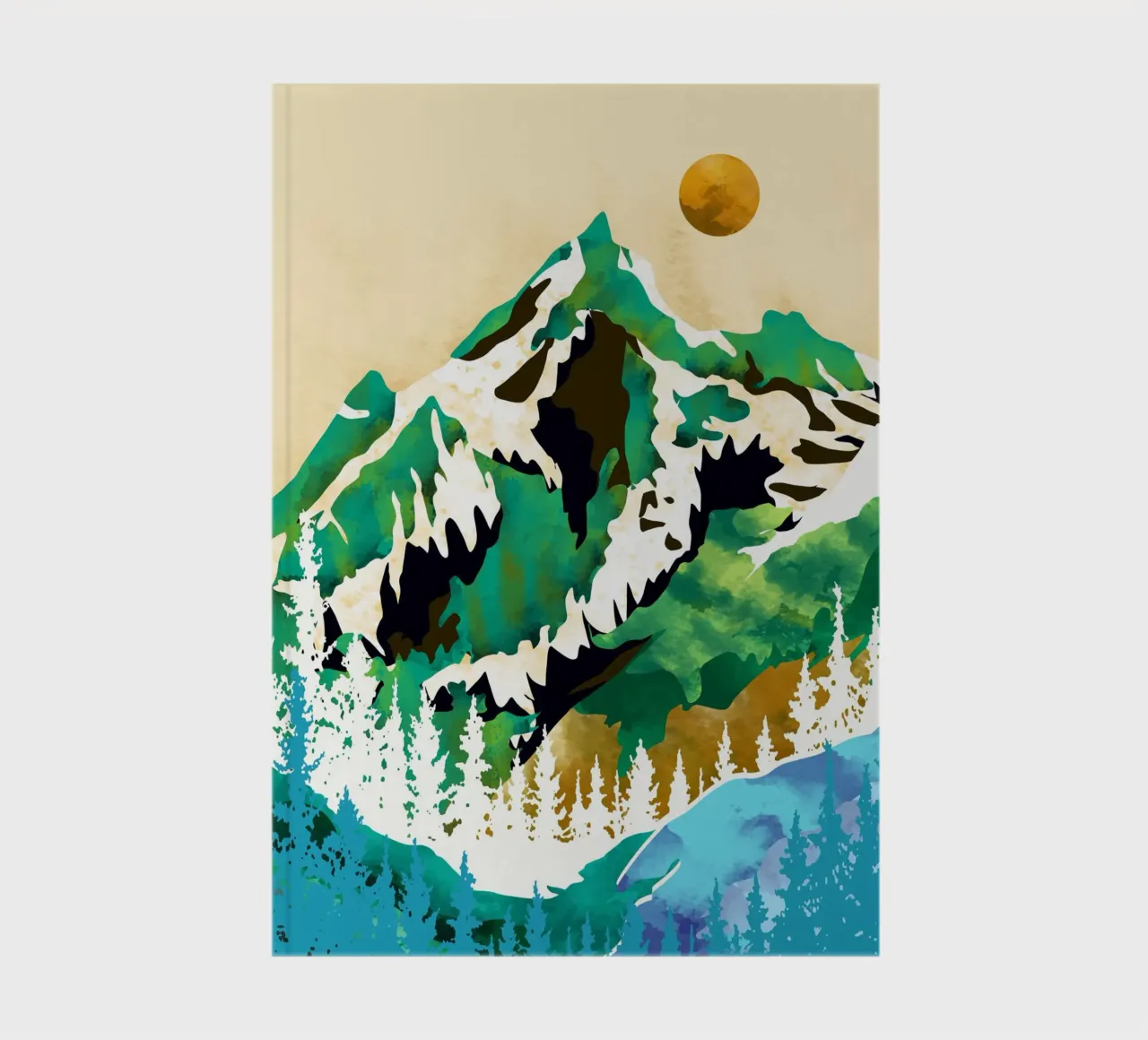 Het gras is groener waar het geliefd is notitieboek van 83oranges.com