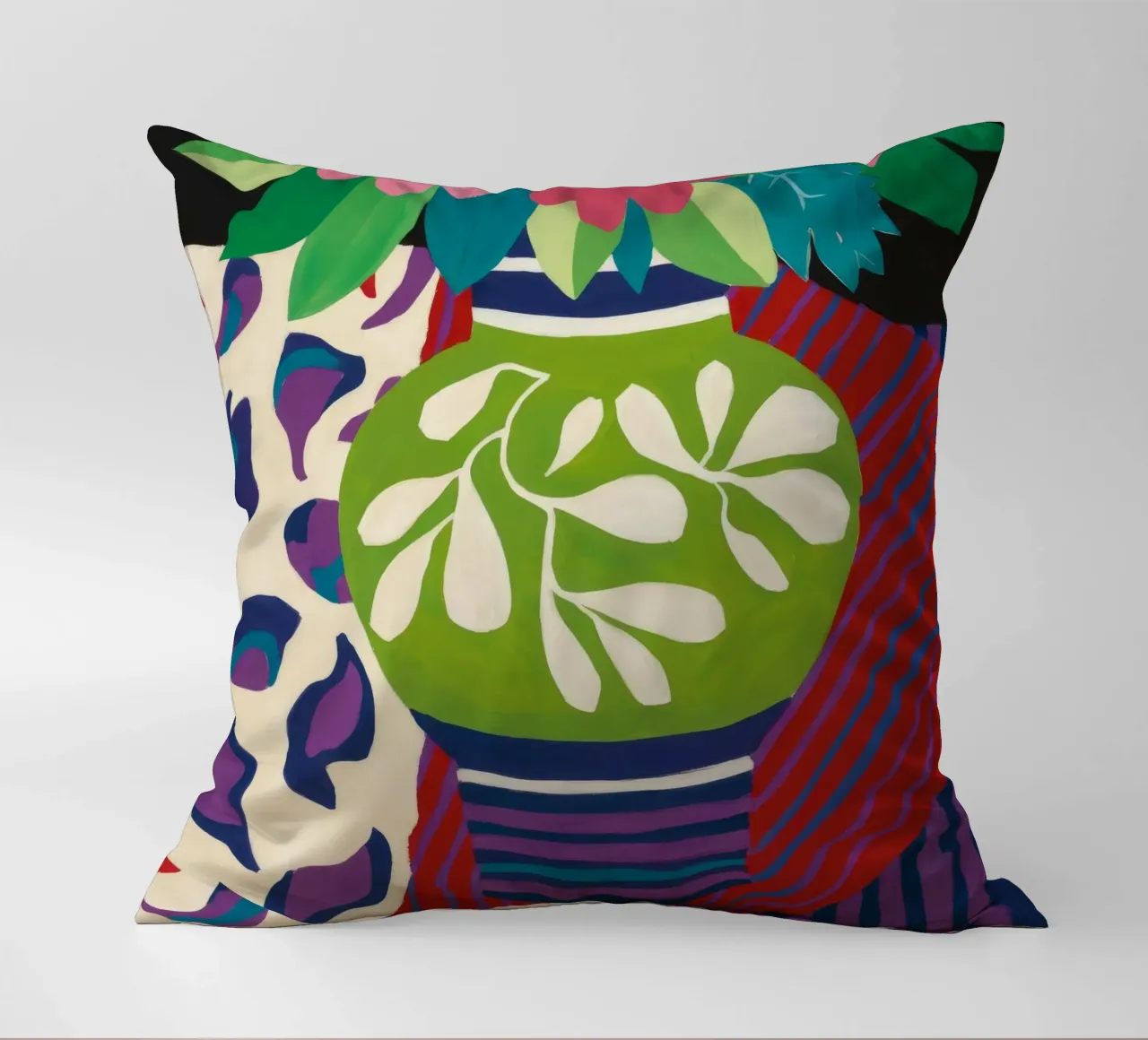 Sogno Chevron verde lime cuscino da Fable Tempa