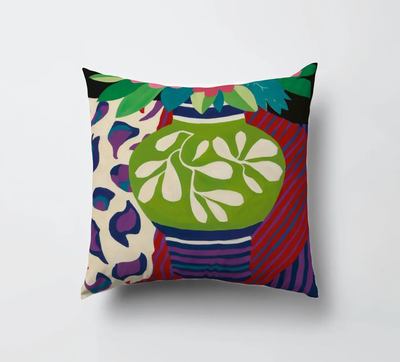 Sogno Chevron verde lime cuscino da Fable Tempa
