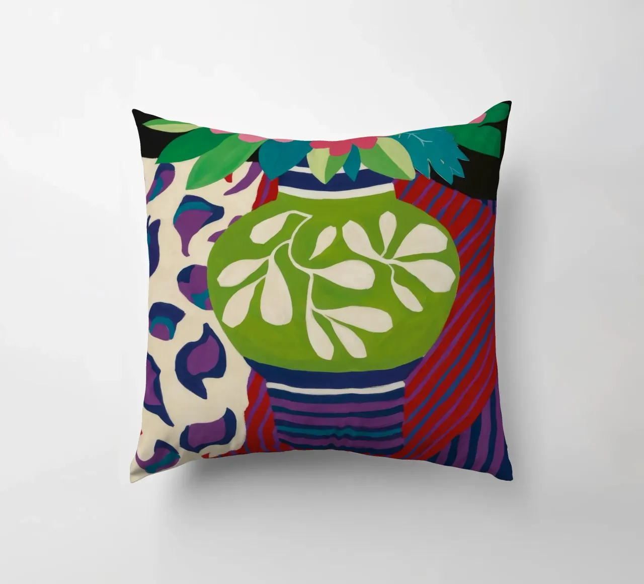 Sogno Chevron verde lime cuscino da Fable Tempa