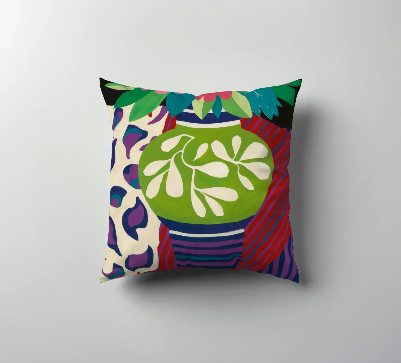 Sogno Chevron verde lime cuscino da Fable Tempa