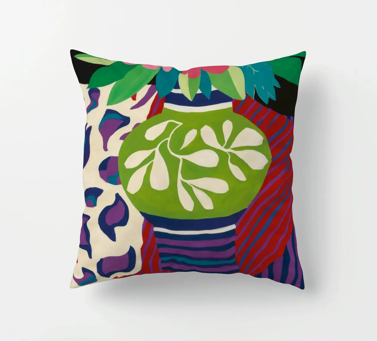 Sogno Chevron verde lime cuscino da Fable Tempa