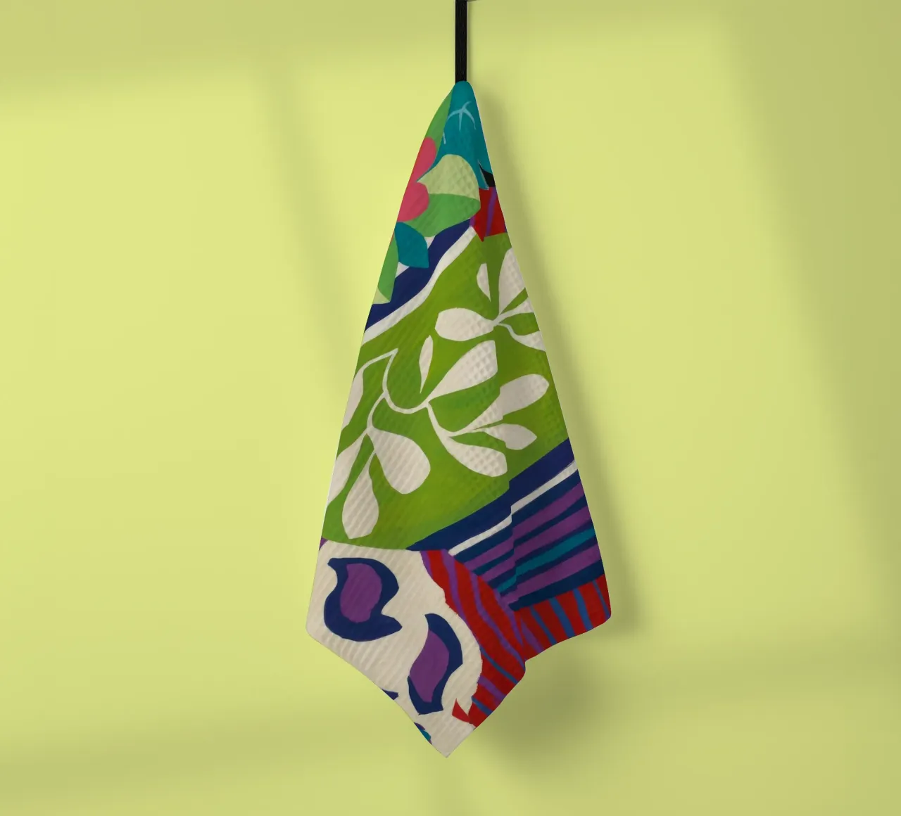 Rêve Chevron Vert Citron Vert torchon de Fable Tempa