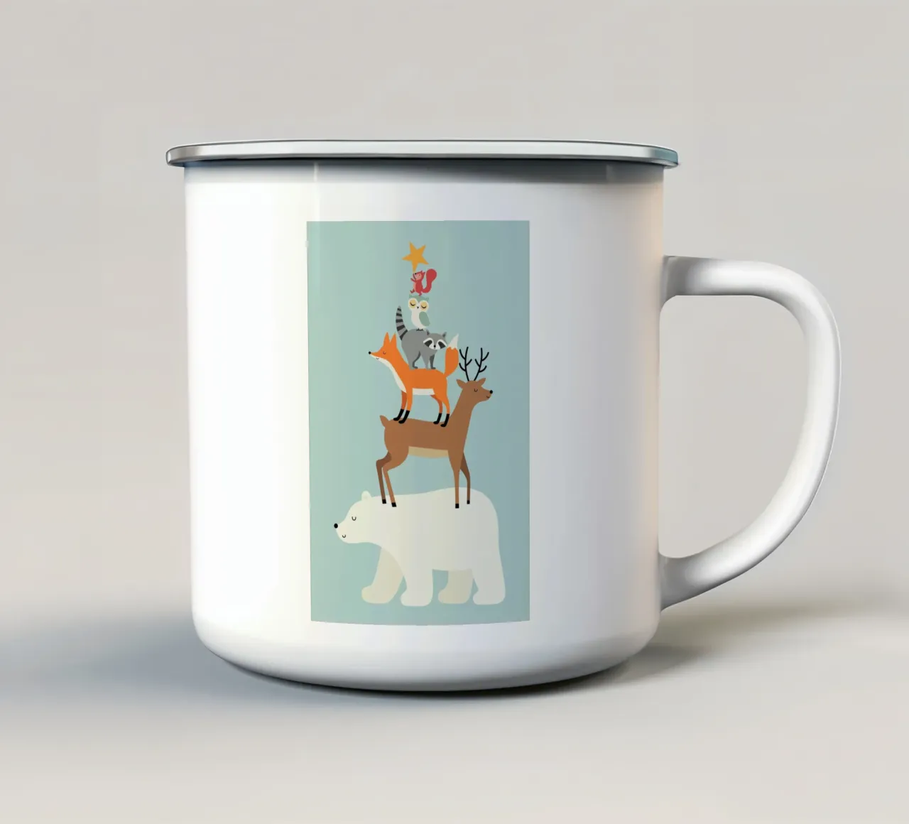 Scegliere le stelle tazza in smalto da Andy Westface