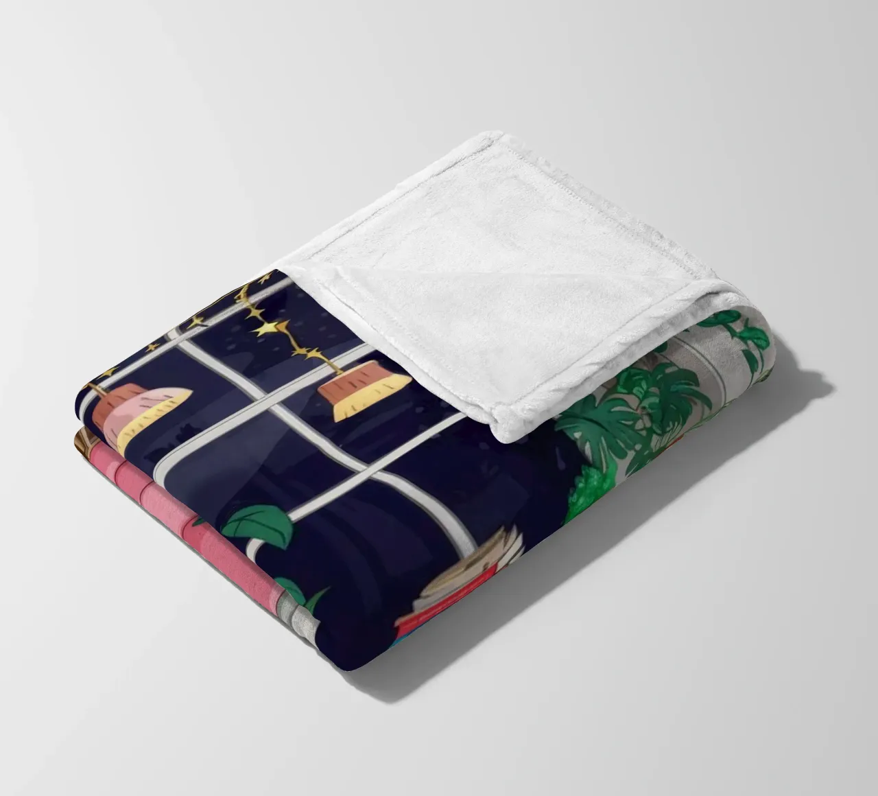 Nocturnal Reading Sanctuary fleece blanket by Haven Fantasy
