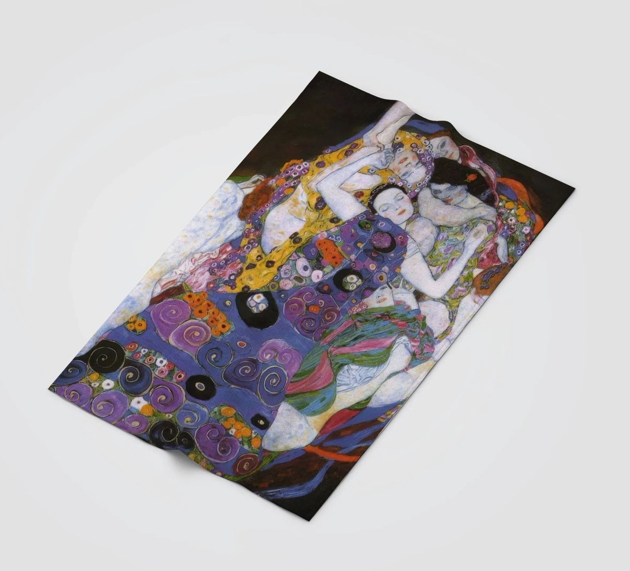 La fanciulla di Gustav Klimt coperta in pile da betty hamilton