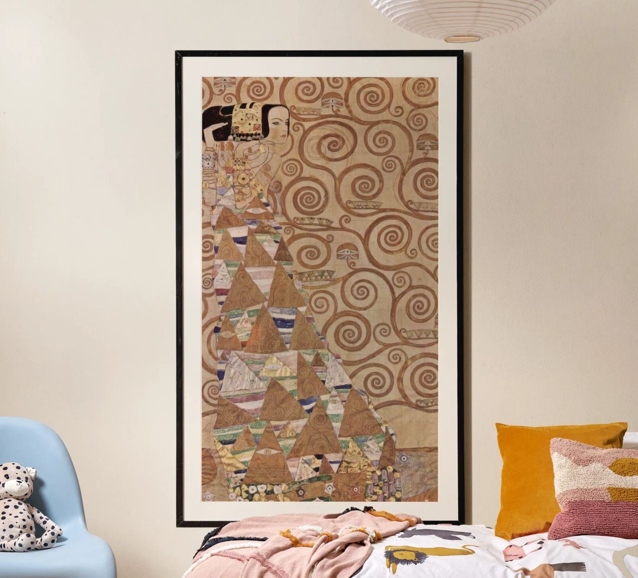 xpectation, 1905 by Gustav Klimt poster by betty hamilton