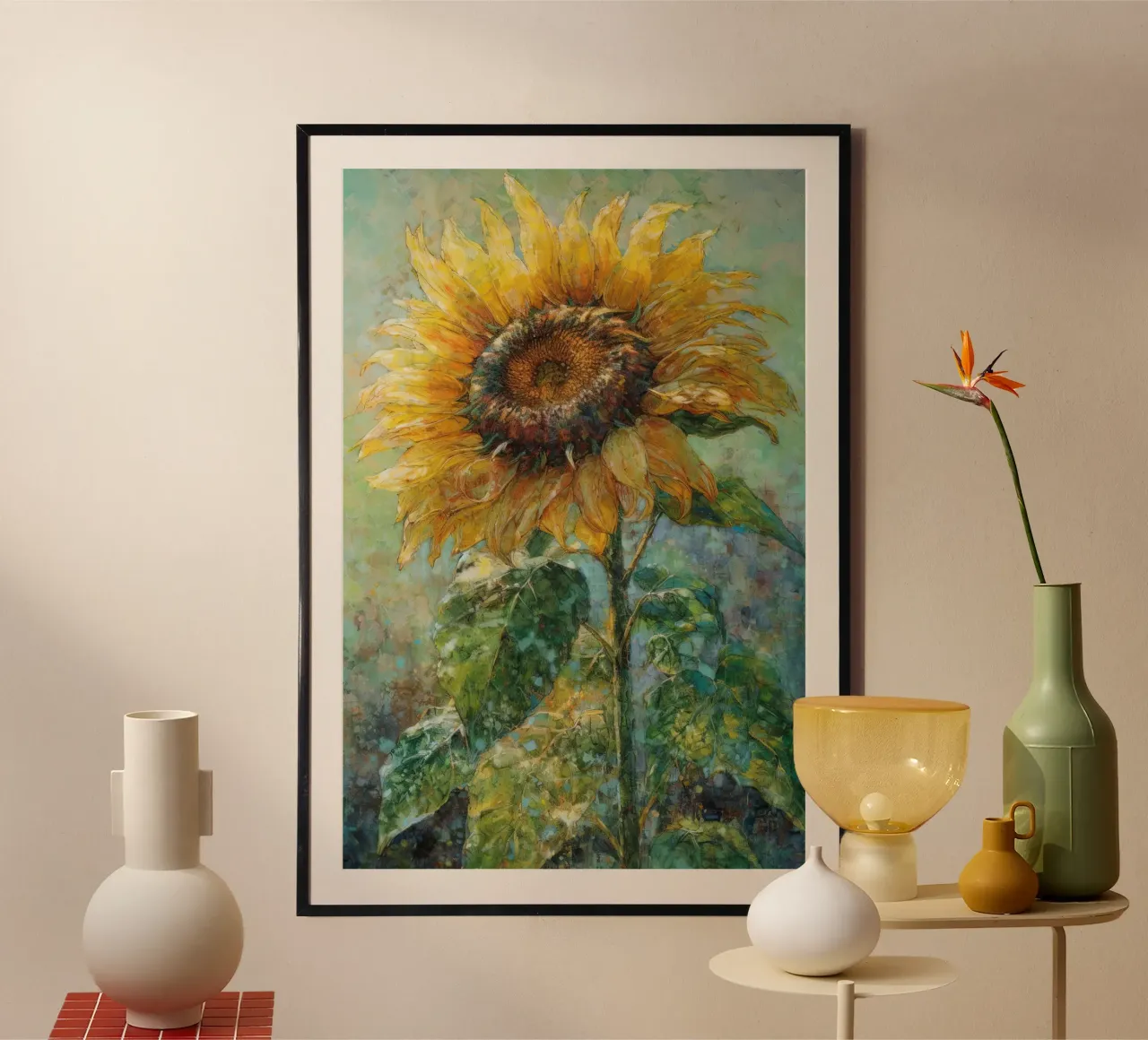 Arte da parete di Imagine poster con telaio in legno da Imagine