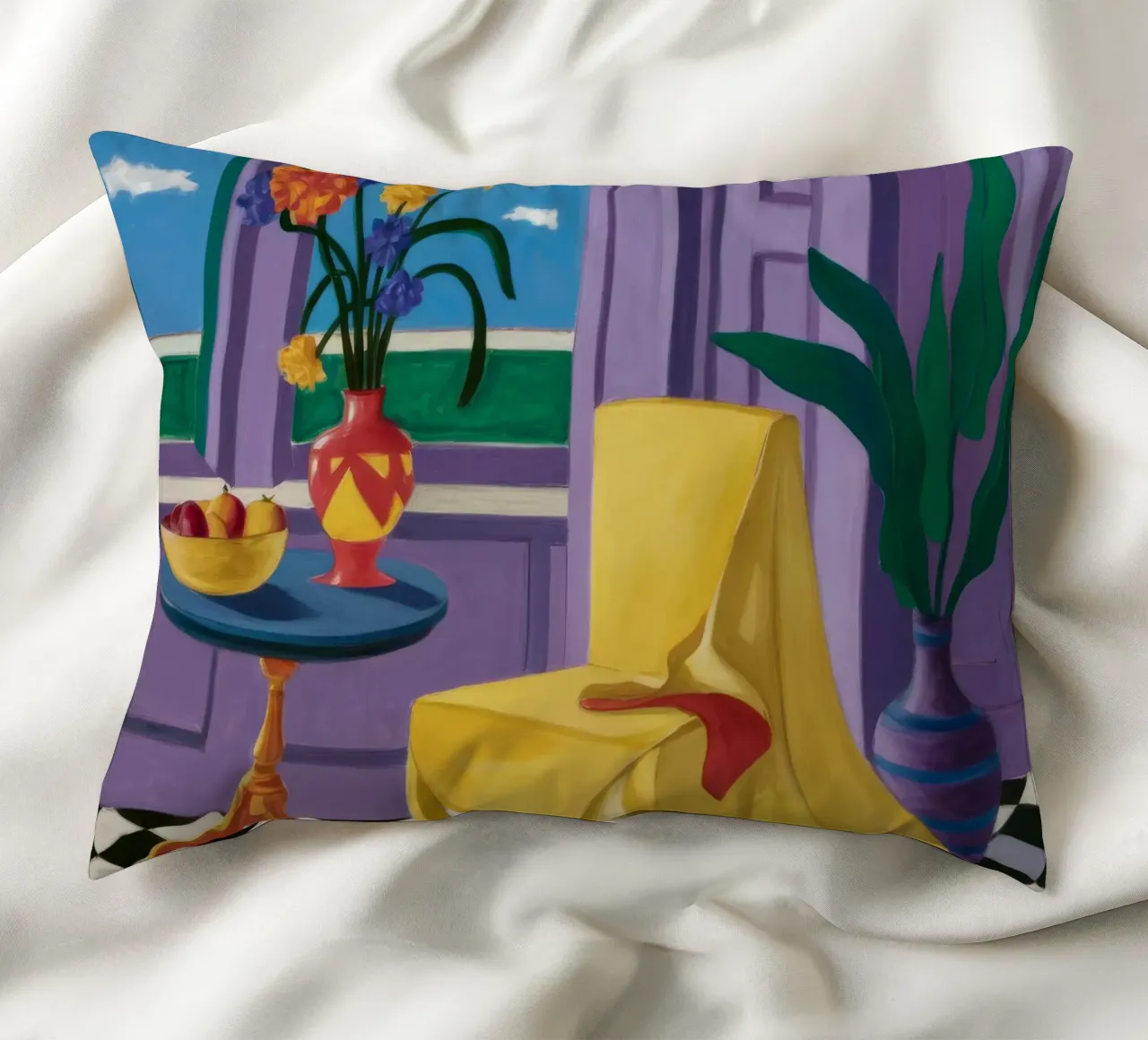 Drappo giallo Immobile cuscino da Haven Fantasy