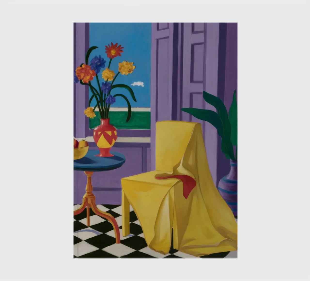 Yellow Drape Stillness notebook by Haven Fantasy