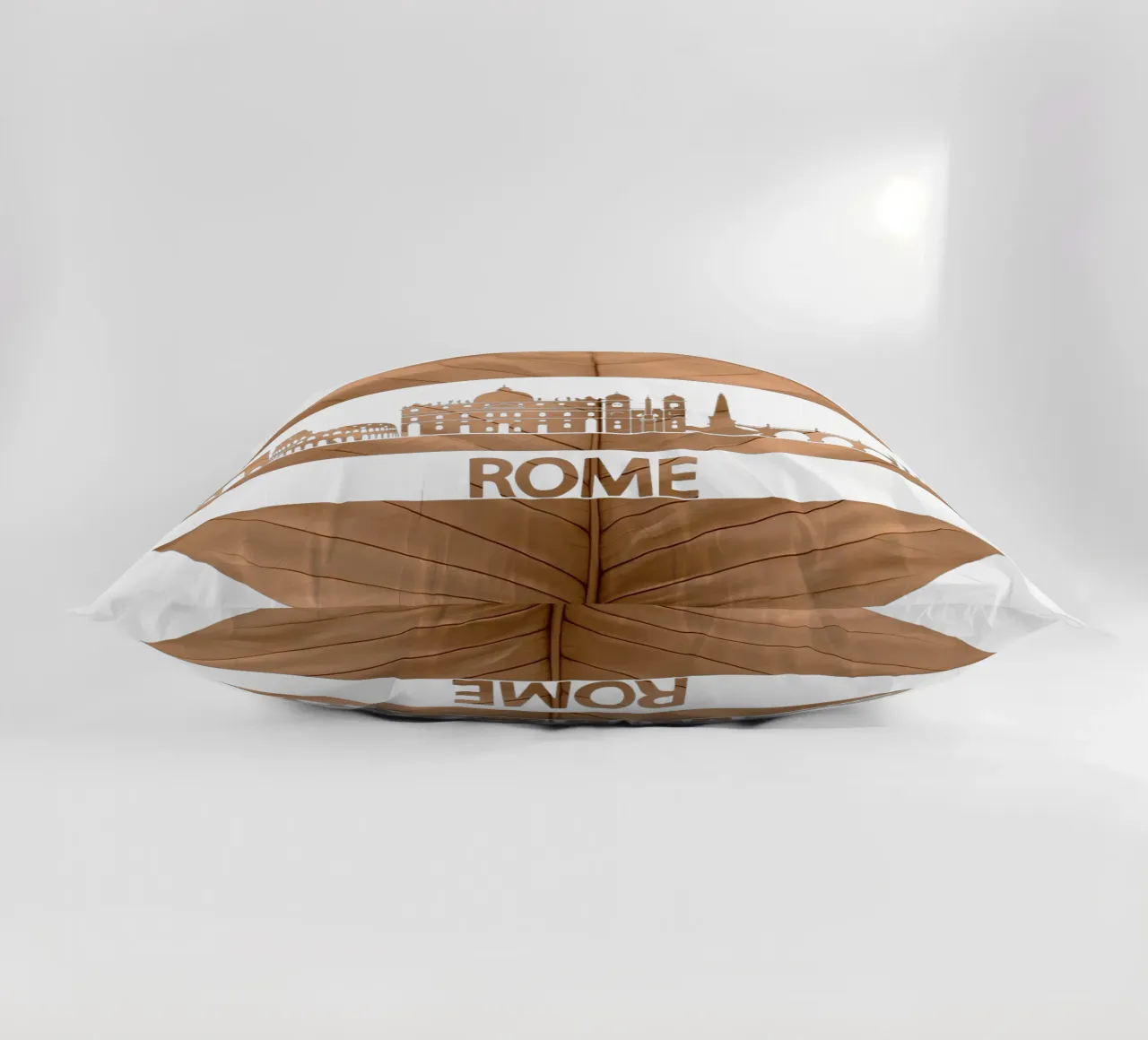roma skyline fogliare ilustrazione cuscino da kahfiza