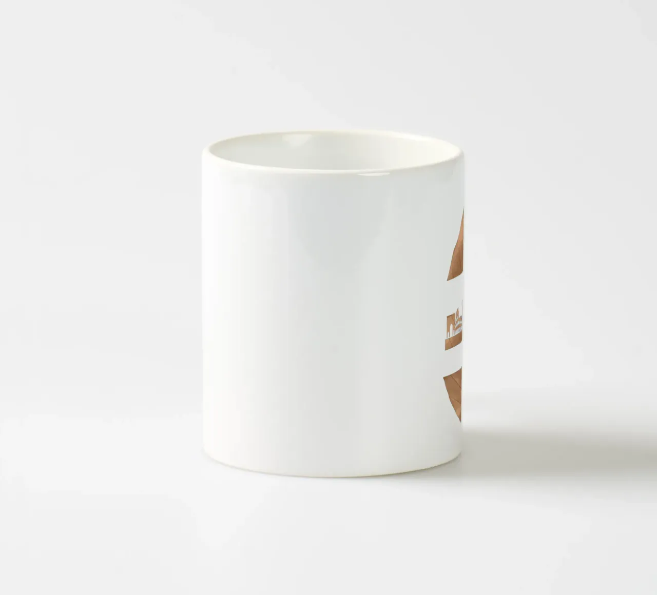 roma skyline fogliare ilustrazione tazza in ceramica da kahfiza