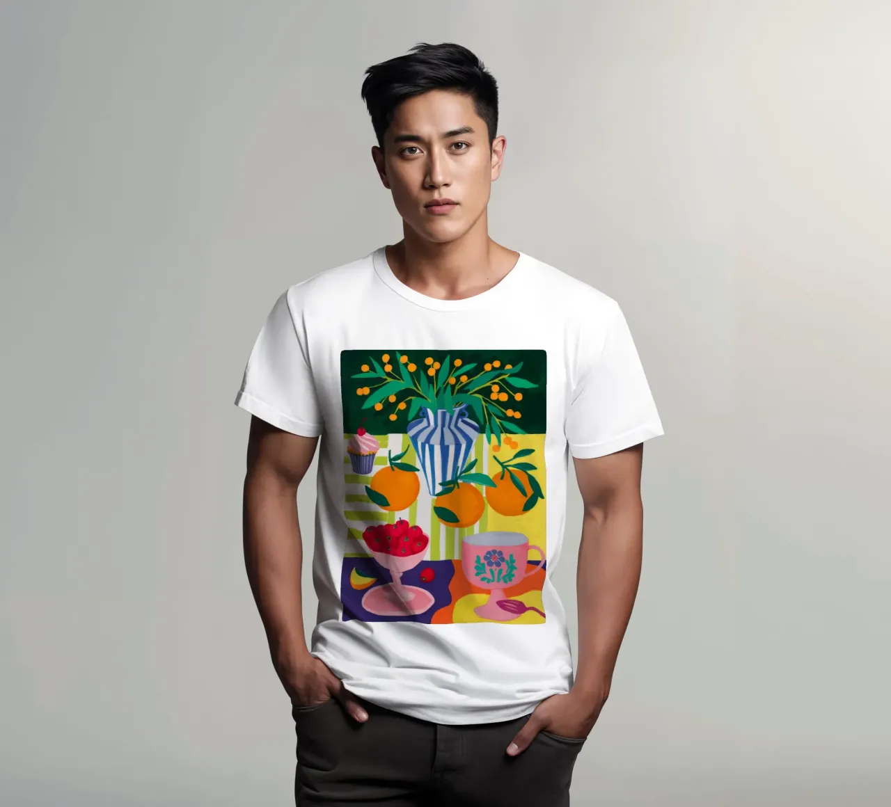 Citrus Sundae Rust t-shirt van Tiga Bersama