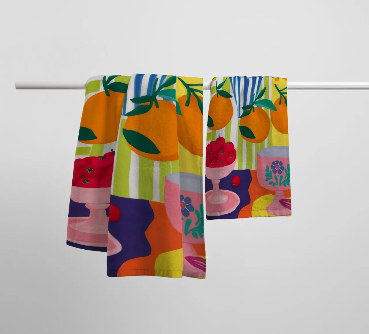 Citrus Sundae Rust badhanddoek van Tiga Bersama