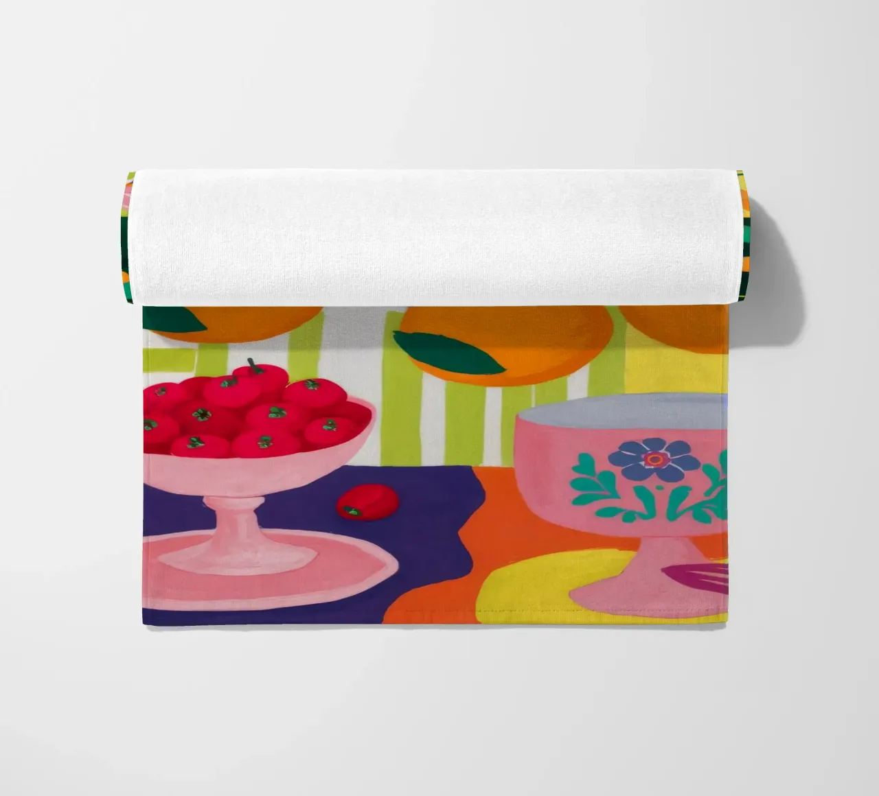 Citrus Sundae Rust strandhanddoek van Tiga Bersama