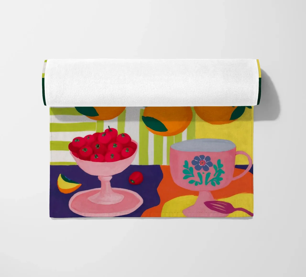 Citrus Sundae Rust strandhanddoek van Tiga Bersama