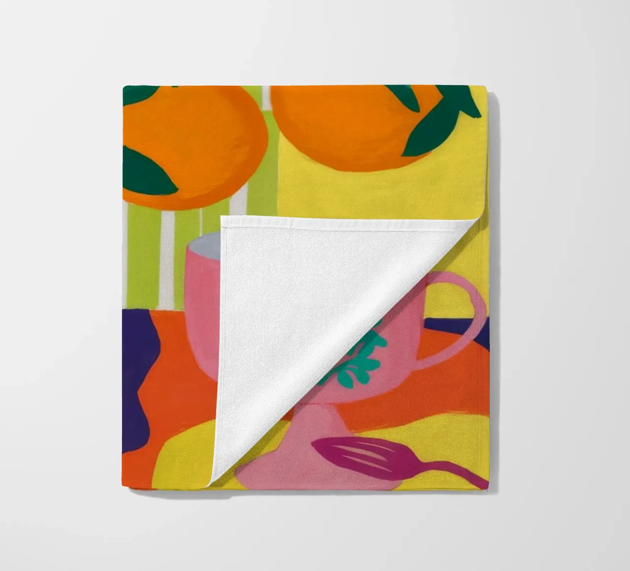 Citrus Sundae Rust strandhanddoek van Tiga Bersama