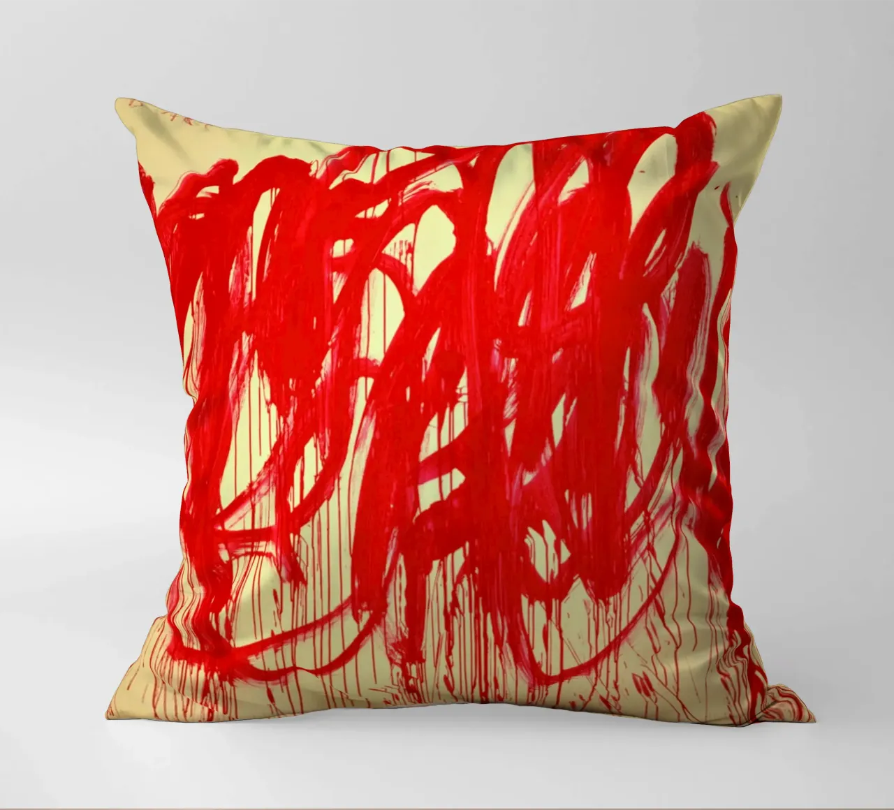 Cy Twombly Untitled Poster decorative cushion by Albertopant