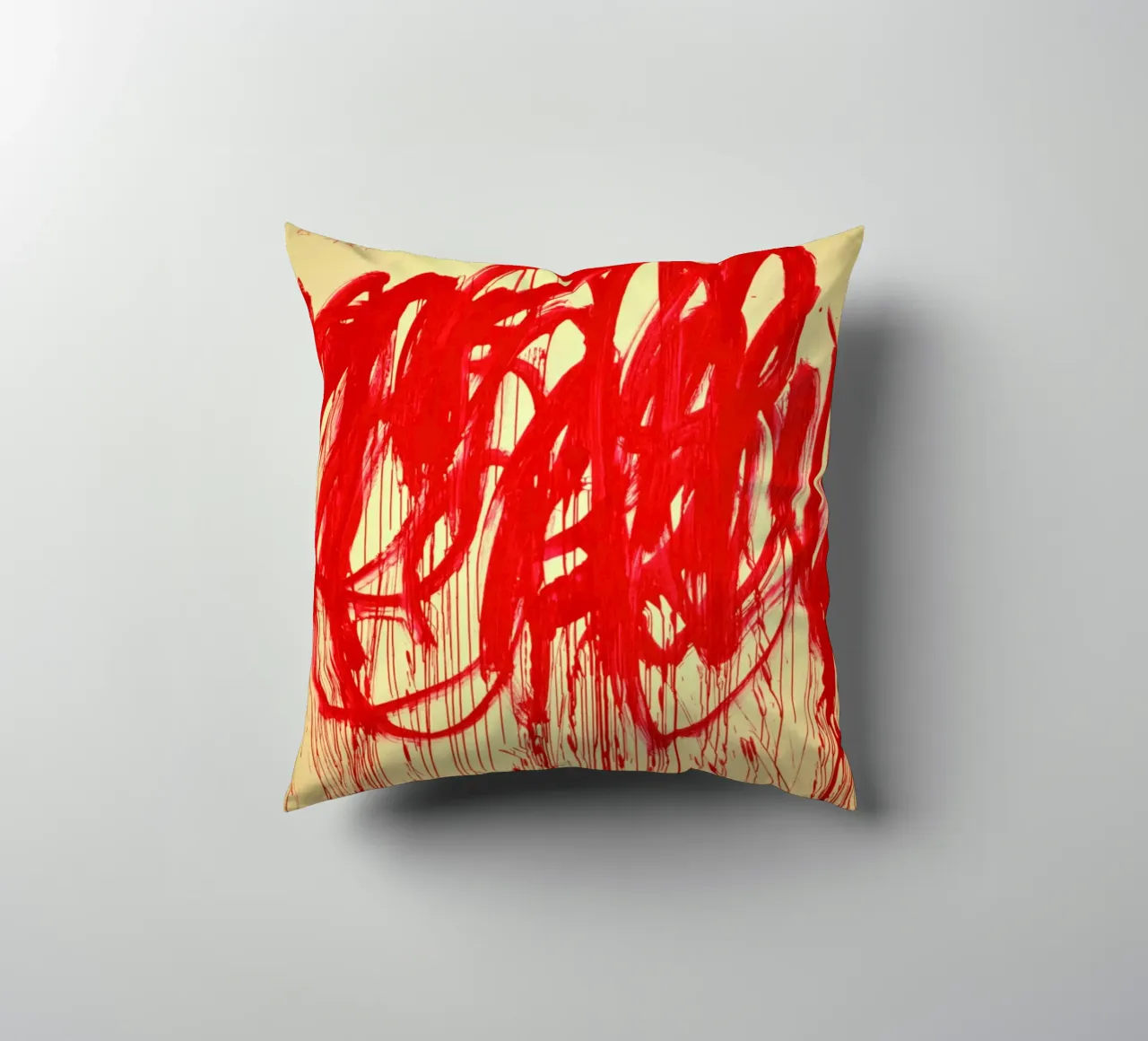 Cy Twombly Untitled Poster decorative cushion by Albertopant