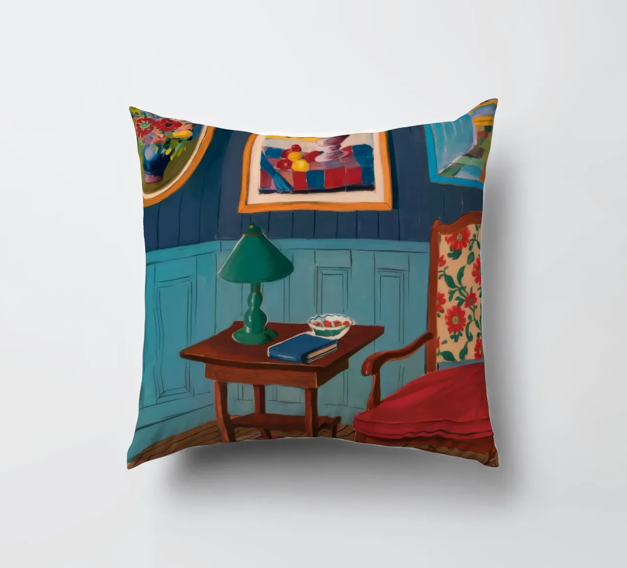 Vue encadrée du salon coussin de Haven Fantasy