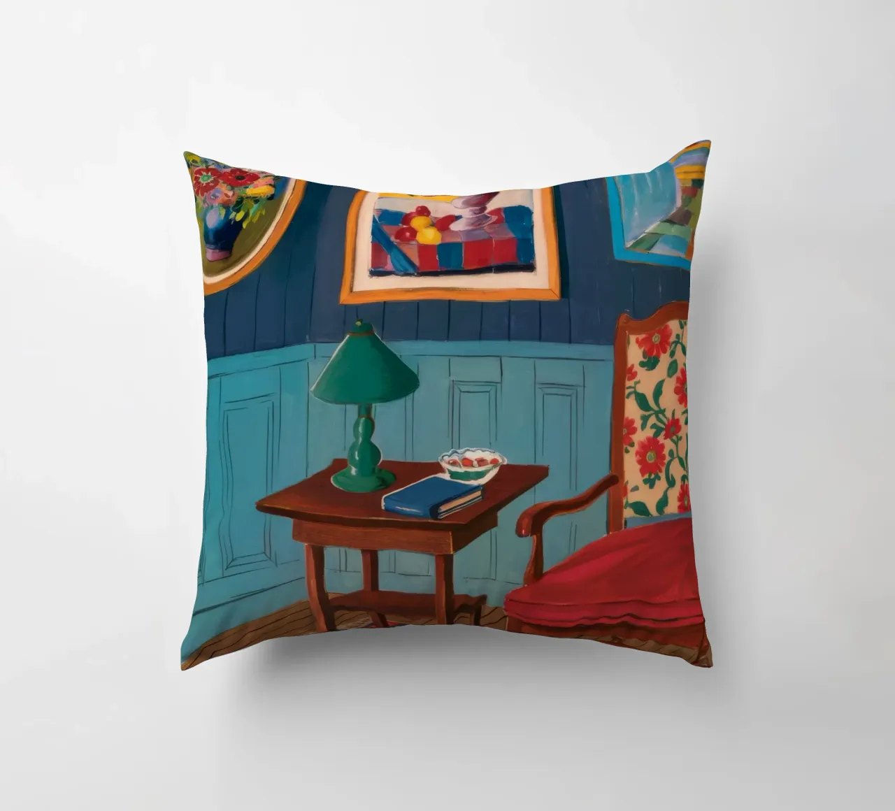 Vue encadrée du salon coussin de Haven Fantasy