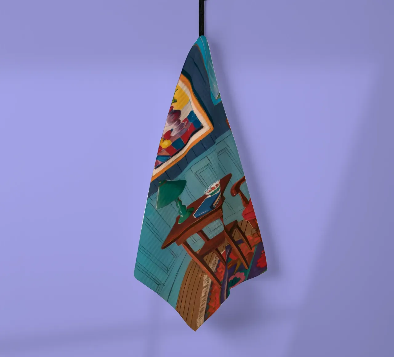 Vue encadrée du salon torchon de Haven Fantasy