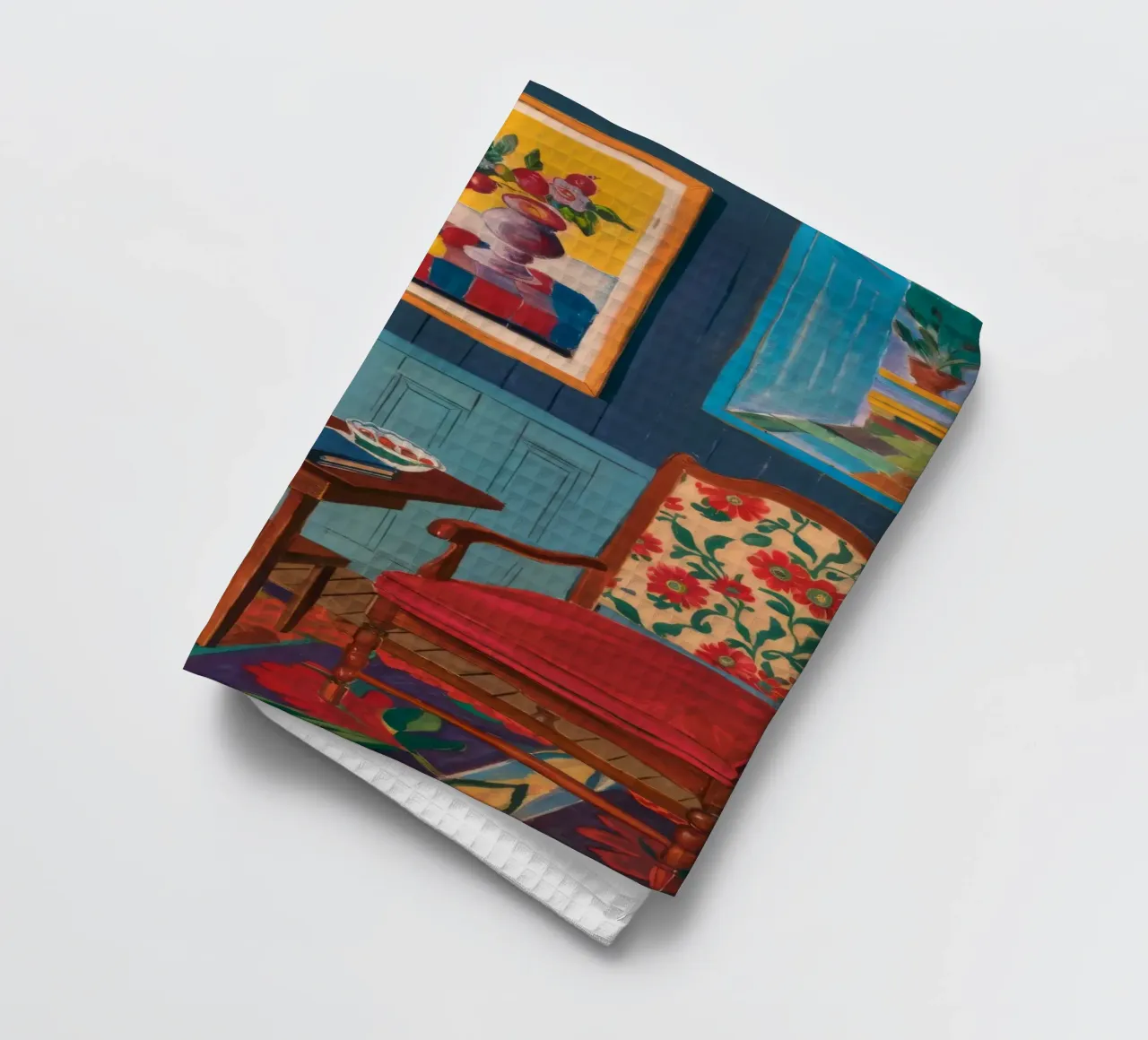 Vue encadrée du salon torchon de Haven Fantasy