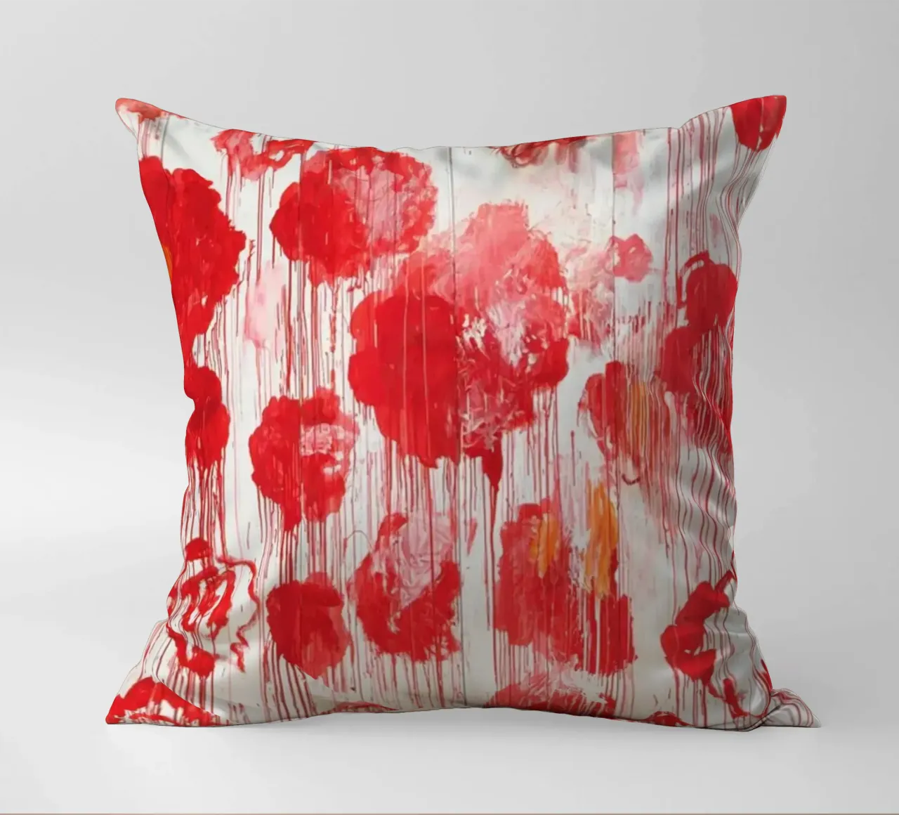 Poster di Cy Twombly in fiore cuscino da Albertopant