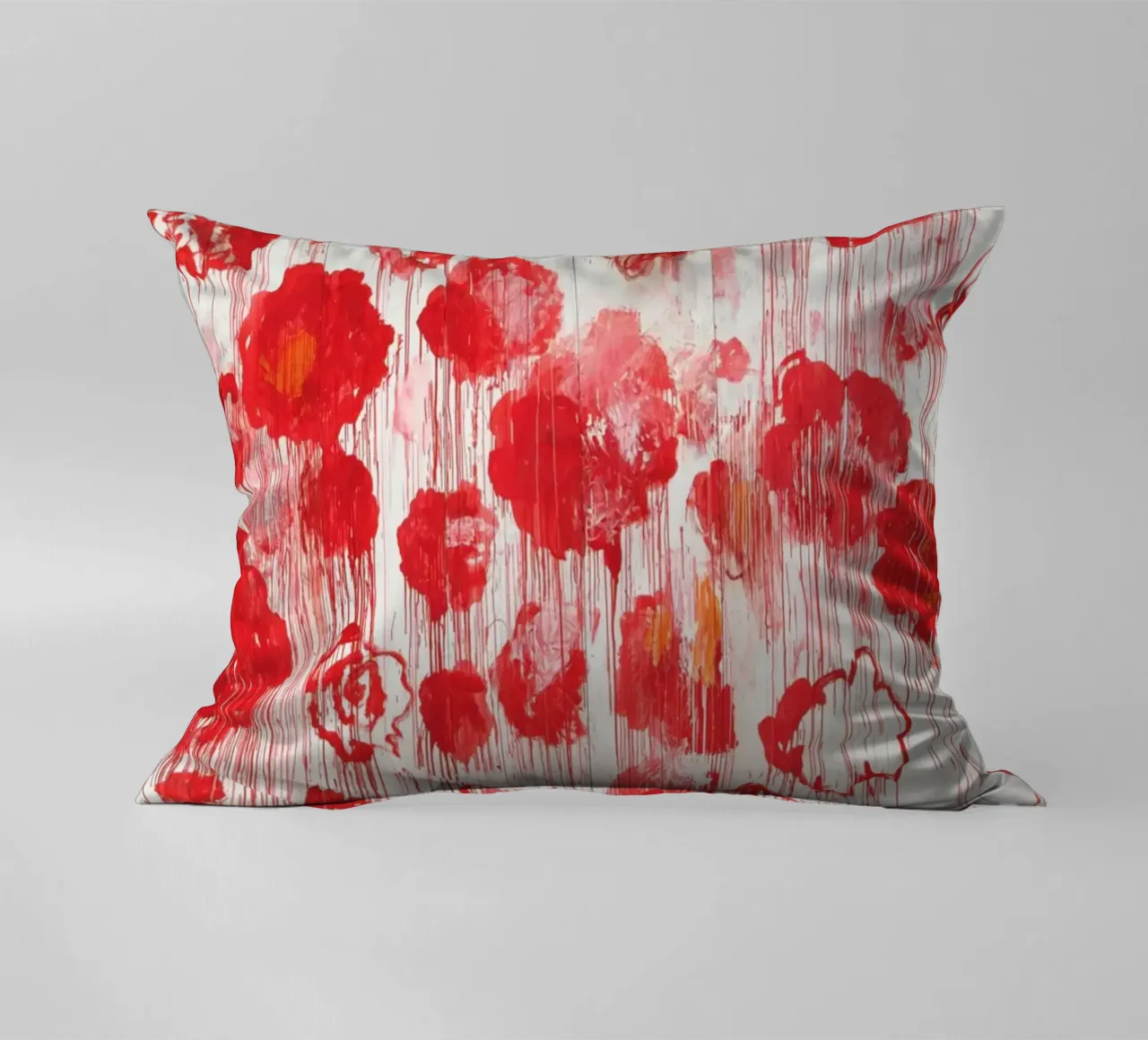 Poster di Cy Twombly in fiore cuscino da Albertopant
