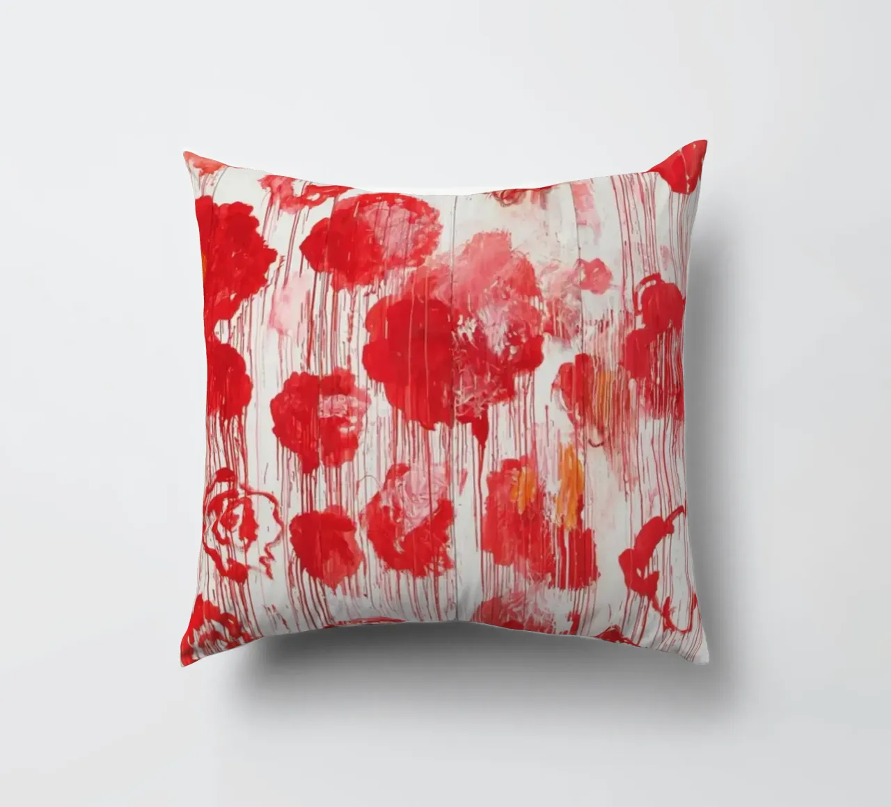 Poster di Cy Twombly in fiore cuscino da Albertopant