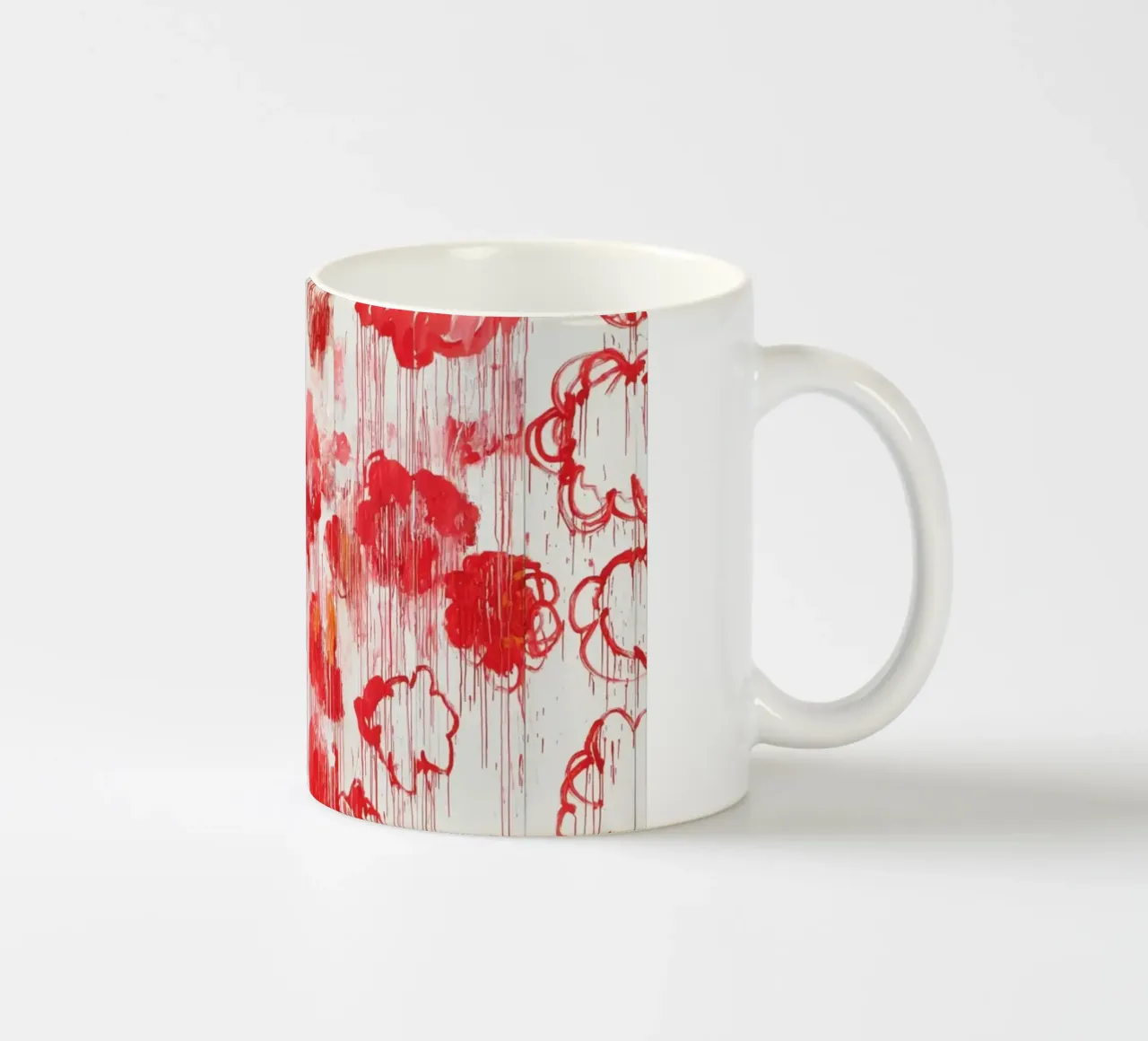 Poster di Cy Twombly in fiore tazza in ceramica da Albertopant