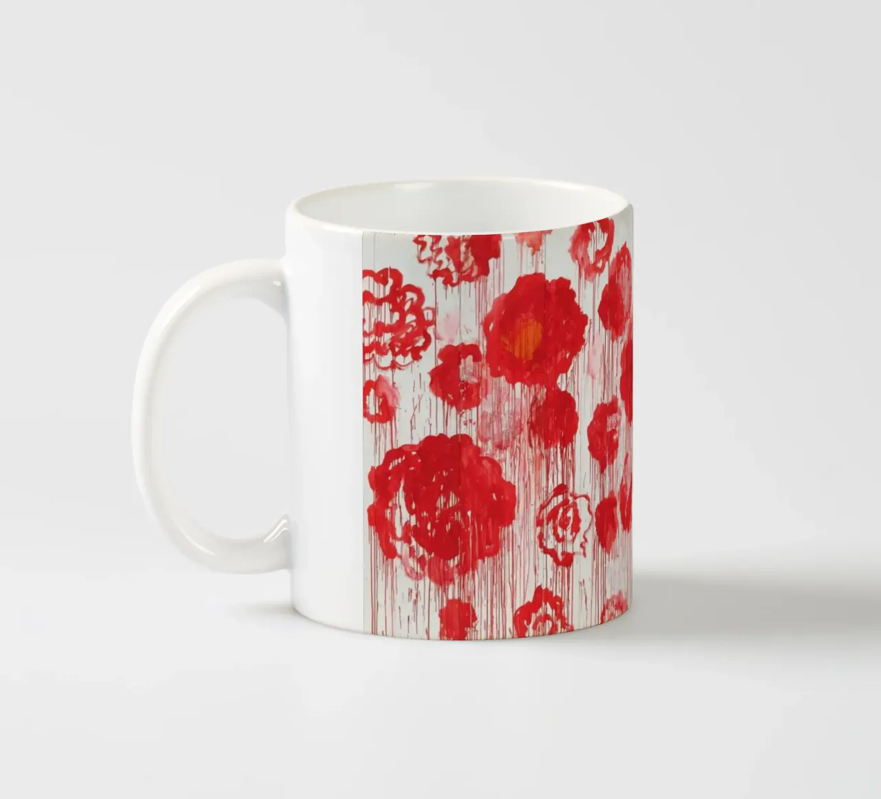 Poster di Cy Twombly in fiore tazza in ceramica da Albertopant