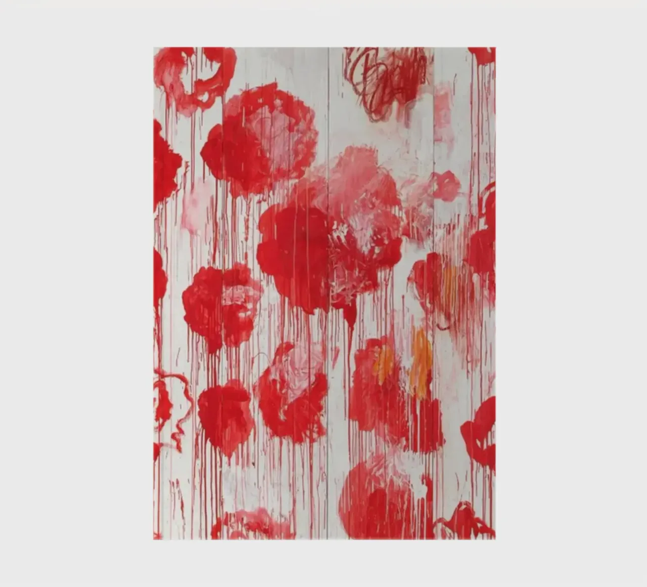 Blooming Cy Twombly Poster notebook by Albertopant