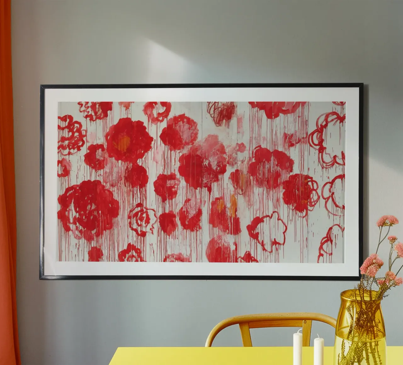 Poster di Cy Twombly in fiore carta hahnemühle da Albertopant