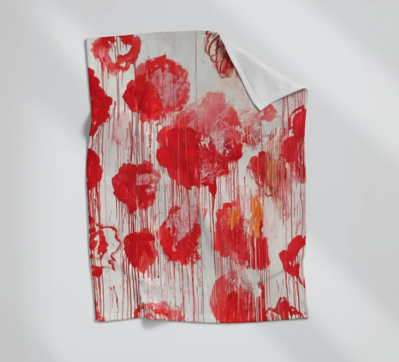 Poster di Cy Twombly in fiore coperta in pile da Albertopant