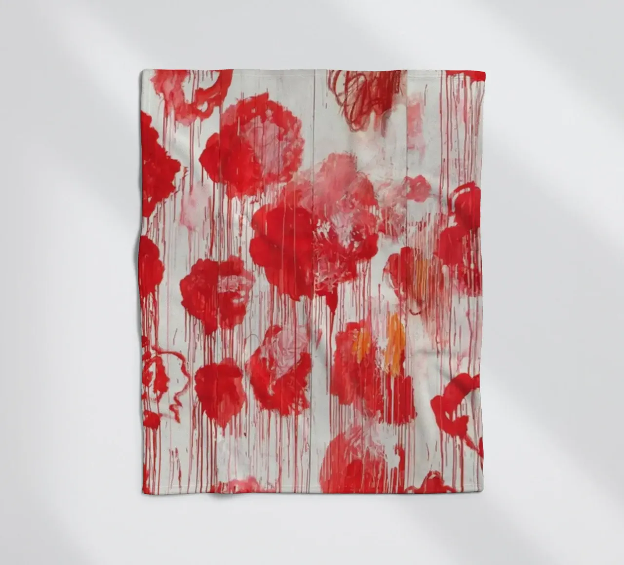 Poster di Cy Twombly in fiore coperta in pile da Albertopant